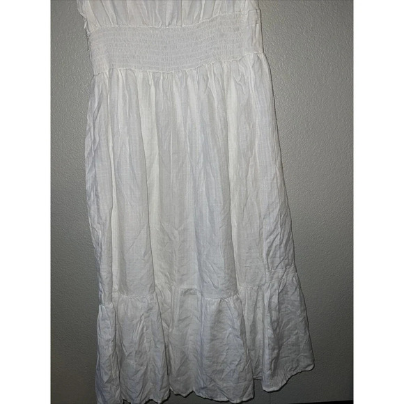 NWT Knox Rose Dress Sz M Womens White Lightweight Bohemian Tunic Dress - Picture 10 of 11